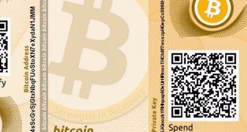 Cryptocoin Wallet Cards