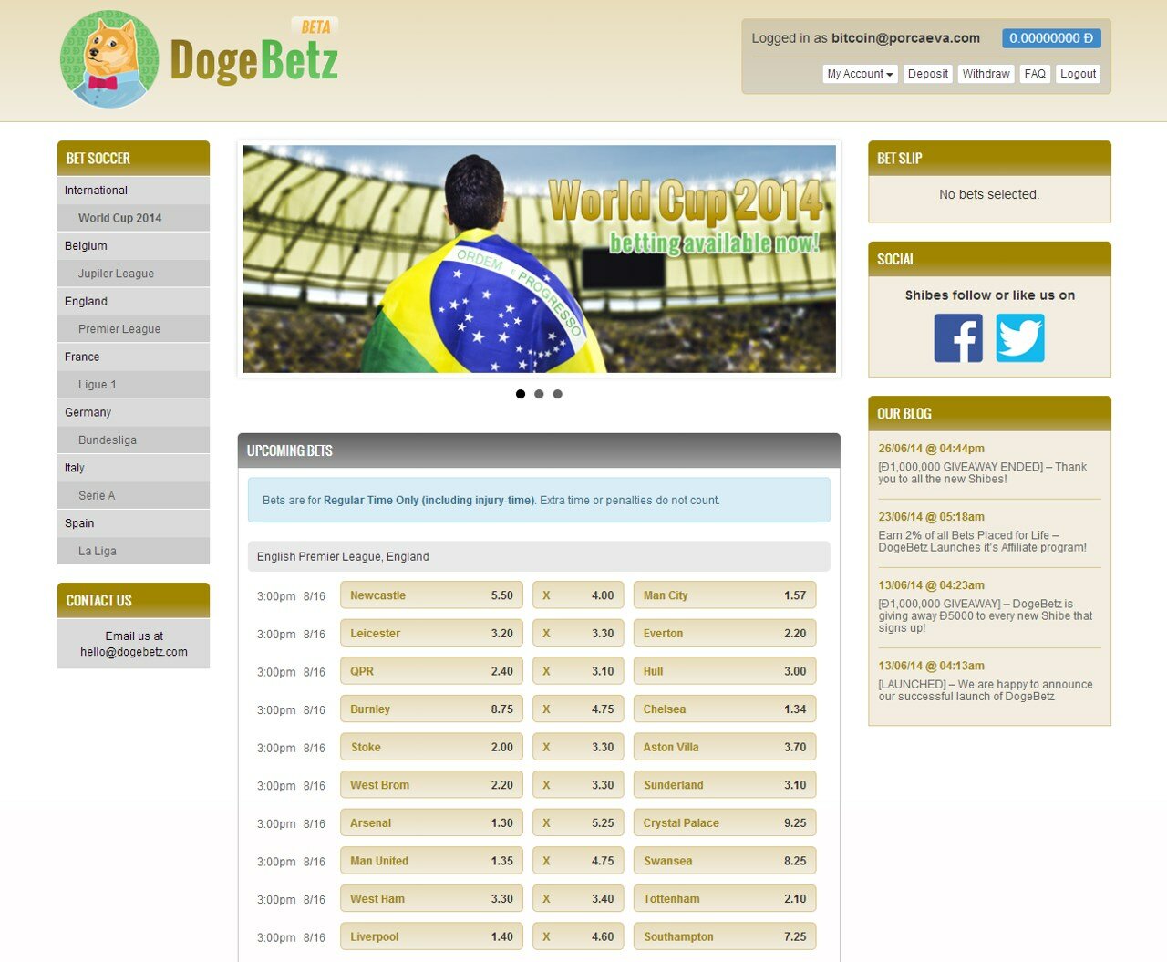 dogebetz gambling cover logo image
